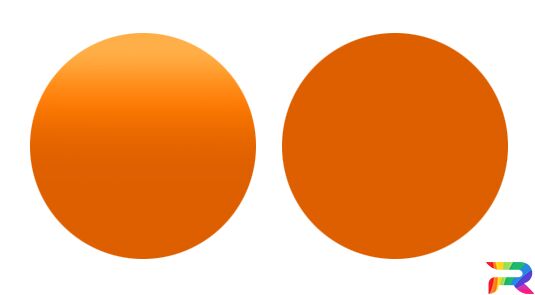 Краска Volkswagen цвет L591 - Orange (Акриловая)