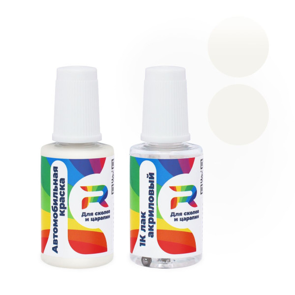 Подкраска для сколов и царапин авто Mitsubishi AC17035, W35 - Crystal White (Базовая краска, Солид, Коричнево-серый)