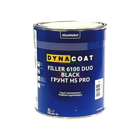 Dynacoat Грунт HS PRO Filler 6100 DUO Белый 3л (мокрый по мокрому, на катафарез)-02