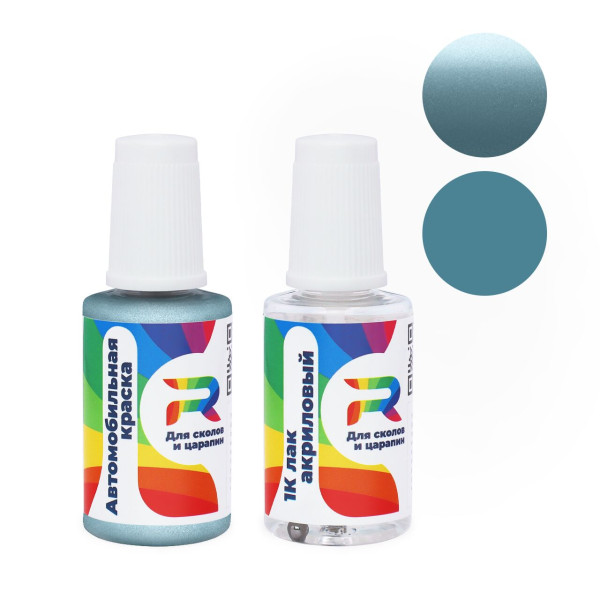Подкраска для сколов и царапин авто Subaru 23G - Light Blue (Базовая краска, Двухслойный металлик, Синий)