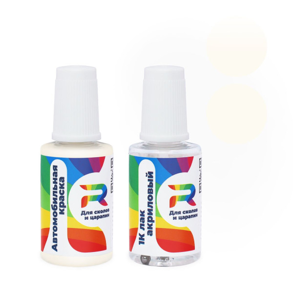 Подкраска для сколов и царапин авто Mercury FA1619M, M1619, 9A - White-misc. (Базовая краска, Солид, Бежевый)