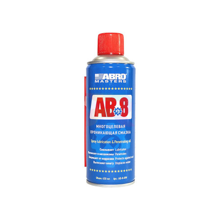 ABRO MASTERS Смазка многоцелевая проникающая (AB-8-RW) 450 мл.-02