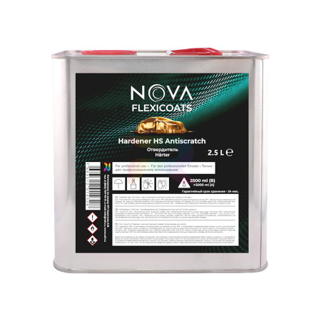 Устойчивый к царапинам автомобильный акриловый лак NOVA Flexicoats 2+1 HS Antiscratch 5 л. + 2,5 л.3