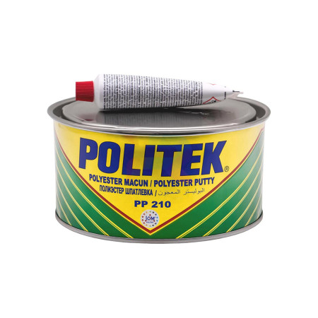 POLITEK Шпатлёвка универсальная Soft PP-210 (желтая) 0,4 кг.-02