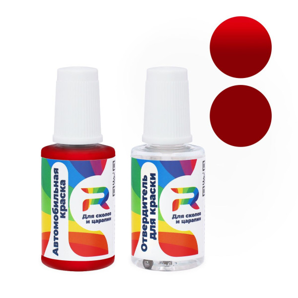 Подкраска для сколов и царапин авто Chery 2004 - Taxi Red (Акриловая краска, Двухслойный, Красный)