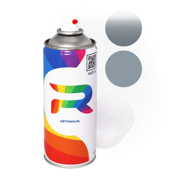 Автоэмаль аэрозольная Lotus B38 - Quicksilver (Базовая краска, Двухслойный металлик, Серый) баллон 520 мл.