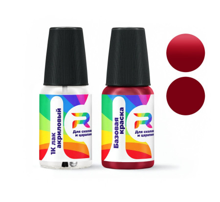 Подкраска для сколов и царапин авто Plymouth HR3 - Raspberry-stripe (Базовая краска, Солид, Красный)
