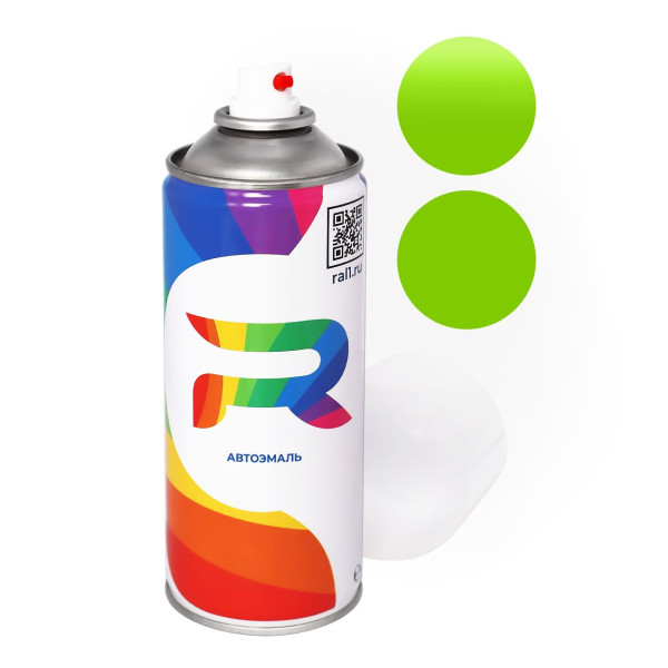 Автоэмаль аэрозольная Scania 1525066 - Green (Акриловая краска, Солид, Зеленый) баллон 520 мл.