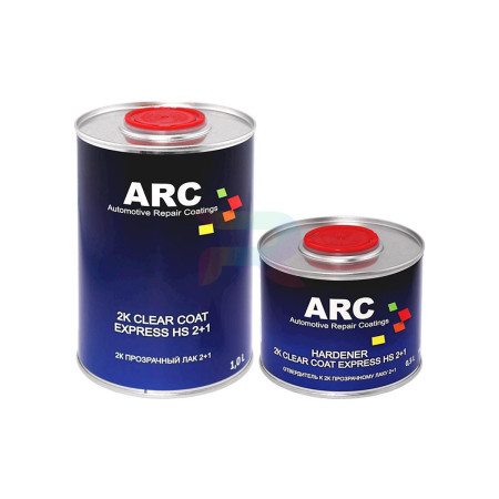 Прозрачный быстросохнущий акриловый лак ARC 2K Express HS 2+1 Clear Coat 1 л. + 0,5 л. 1