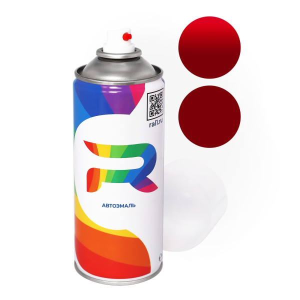 Автоэмаль аэрозольная Renault 571, 8443 - Rouge Apache (Акриловая краска, Двухслойный, Красный) баллон 520 мл.
