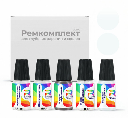 Ремкомплект Chevrolet 204 - Iceberg для глубоких сколов и царапин с коррозией (Базовая краска, Солид, Белый)