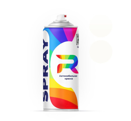Автоэмаль аэрозольная Dacia QPA - Blanc Kaolin (Базовая краска, Двухслойный, Белый) баллон 520 мл.