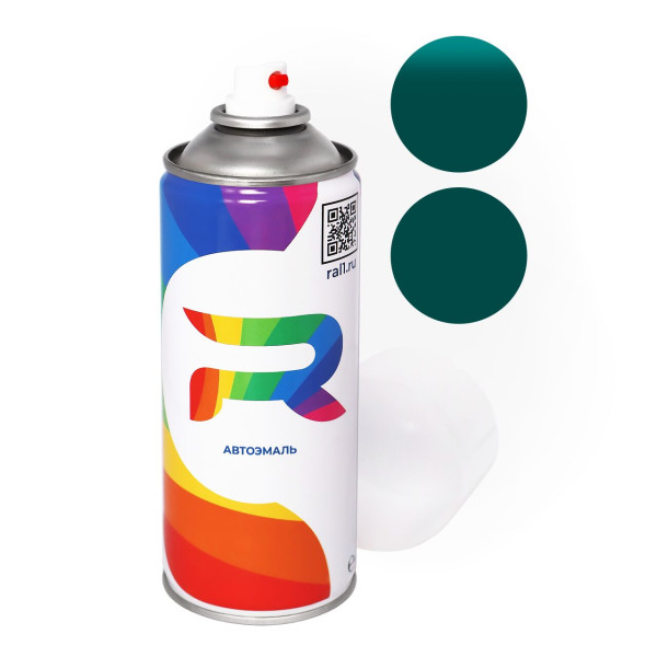 Автоэмаль аэрозольная Mercury PEUCXXG, FA9445, M6664G - Aqua (Базовая краска, Матовый металлик, Бирюзовый) баллон 520 мл.