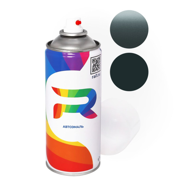 Автоэмаль аэрозольная MG LMA - Castle Black (Базовая краска, Перламутровый металлик двухслойный, Черный) баллон 520 мл.