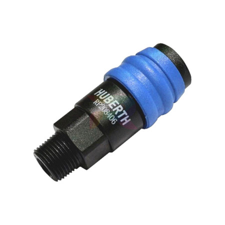 HUBERTH Быстроразъемное соединение, пластик, немецкий тип, 3_8 внешняя резьба  (RP 208406)-02
