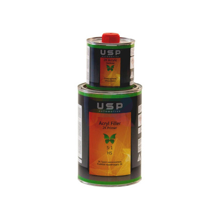 USP Грунт акриловый HS 4+1 800мл+200мл серый  NEW-03