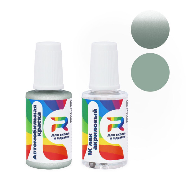 Подкраска для сколов и царапин авто Lexus 6T2 - Eucalyptus (Базовая краска, Перламутровый металлик двухслойный, Зеленый)