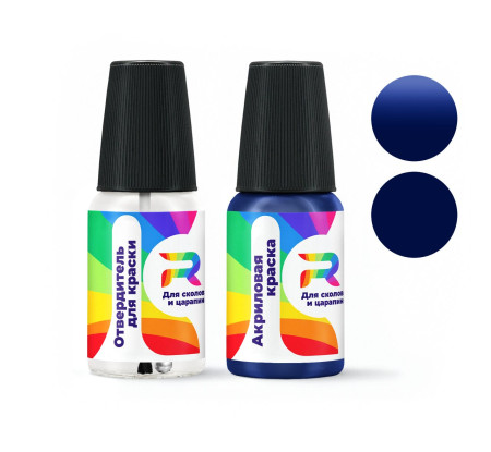 Подкраска для сколов и царапин авто Daewoo UM0 - Ultramarine Blue (Акриловая краска, Солид, Синий)