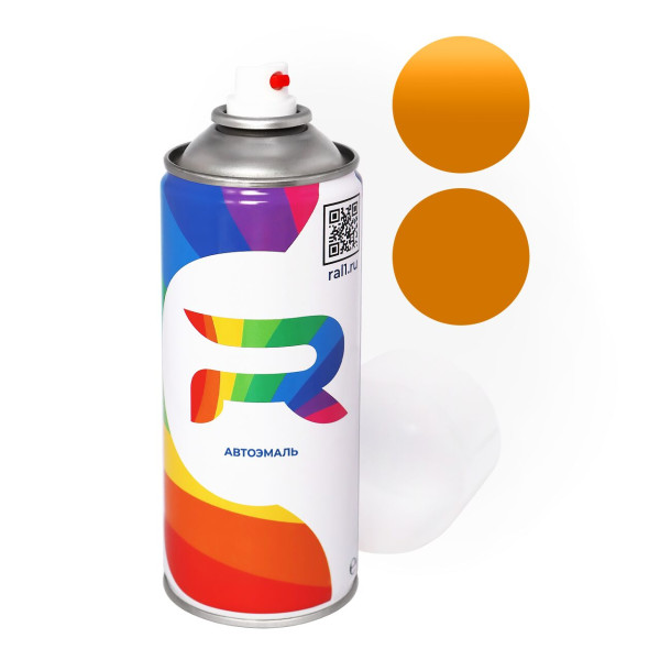 Автоэмаль аэрозольная Volkswagen LT1B - Sierragelb 91 (Акриловая краска, Солид, Оранжево-желтый) баллон 520 мл.
