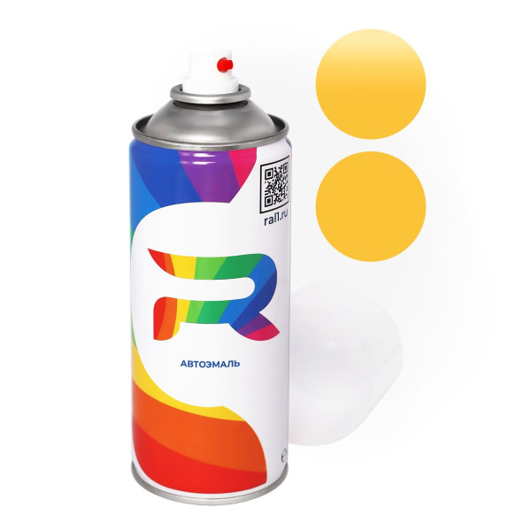 Автоэмаль аэрозольная Porsche LM1C, M1C, B3 - Sandgelb (Акриловая краска, Солид, Коричнево-желтый) баллон 520 мл.