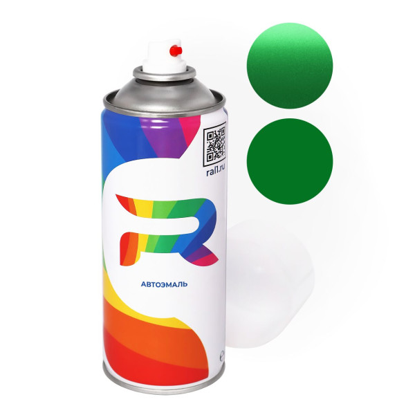 Автоэмаль аэрозольная Jeep GL, QGL, PGL, BGL - Electric Lime (Базовая краска, Двухслойный металлик, Зеленый) баллон 520 мл.