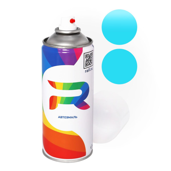 Автоэмаль аэрозольная Ford T, XSC1181 - Riviera Blue (Акриловая краска, Солид, Сине-бирюзовый) баллон 520 мл.