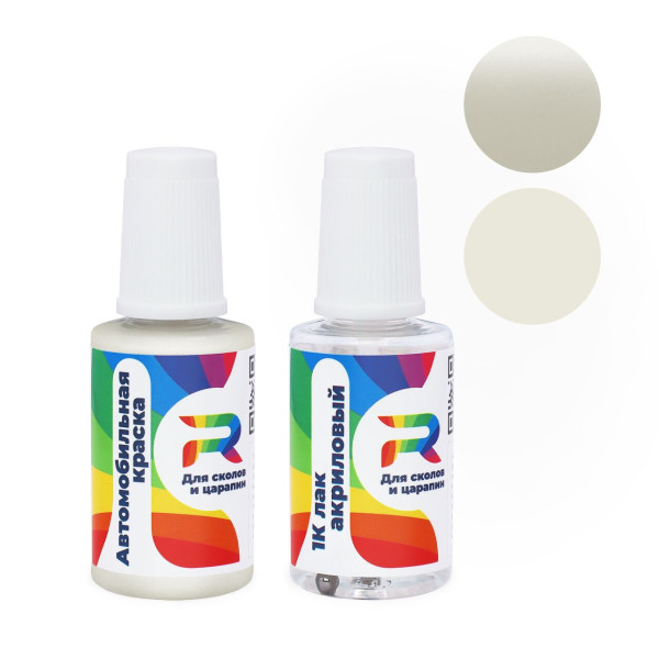 Подкраска для сколов и царапин авто Chrysler W99, CHA9178, PW9 - Creamy (Базовая краска, Перламутровый трехслойный, Серый)