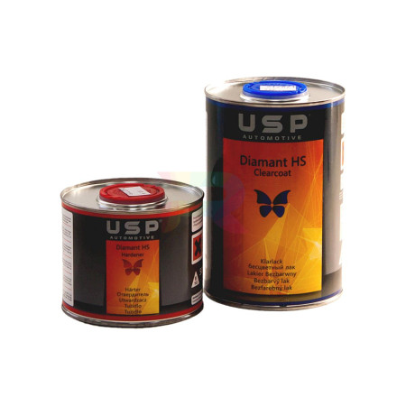 USP Прозрачный лак Diamant HS 1л+0,5л-03