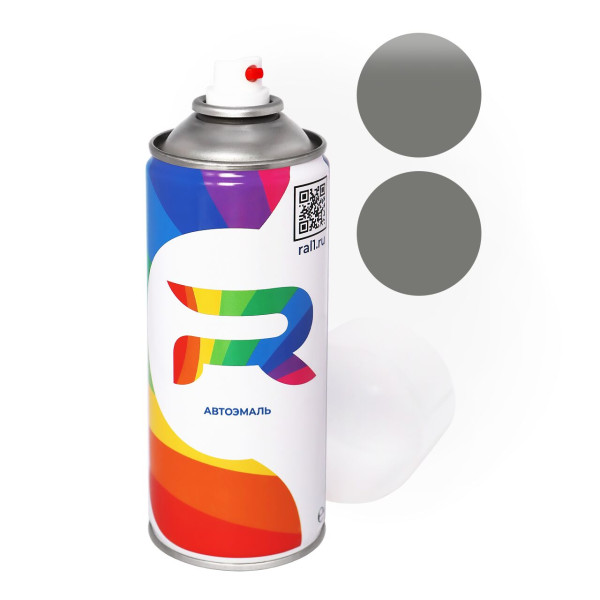 Автоэмаль аэрозольная Hyundai G8H - Gray Matt (Базовая краска, Матовый металлик, Серый) баллон 520 мл.