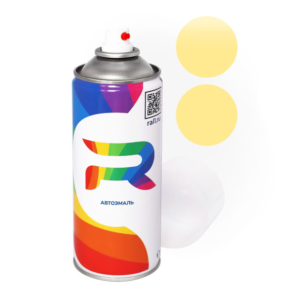 Автоэмаль аэрозольная Mercedes Benz 1112, DB1112 - Mellitgelb (Акриловая краска, Матовый, Желтый) баллон 520 мл.