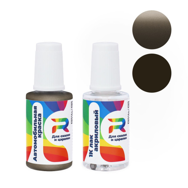 Подкраска для сколов и царапин авто Ssangyong OAC - Chic Brown (Базовая краска, Двухслойный металлик, Коричневый)