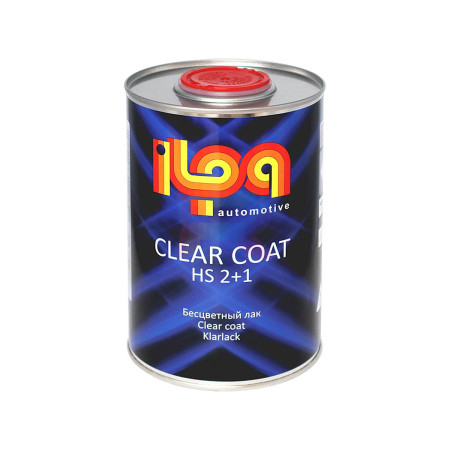 Лак акриловый прозрачный ILPA HS 2+1 Clear Coat 1 л. с отвердителем 0,5 л. 2