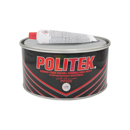 POLITEK Шпатлёвка карбоновая Carbon Fiber PP-320 (черная) 1,6 кг.-02