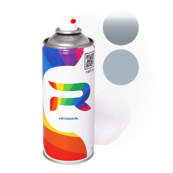 Автоэмаль аэрозольная Aston Martin 1111, AST1111 - Lightning Silver (Базовая краска, Перламутровый металлик двухслойный, Серый) баллон 520 мл.