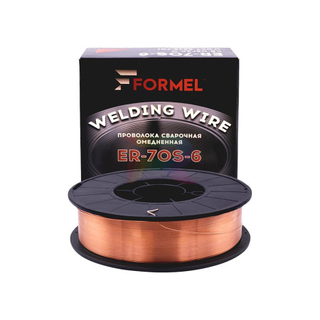 FORMEL Проволока сварочная омедненная Welding Wire 0,8 мм 5 кг.