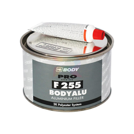 Body PRO Шпатлевка F255 ALU с алюминиевым наполнителем 1 кг.