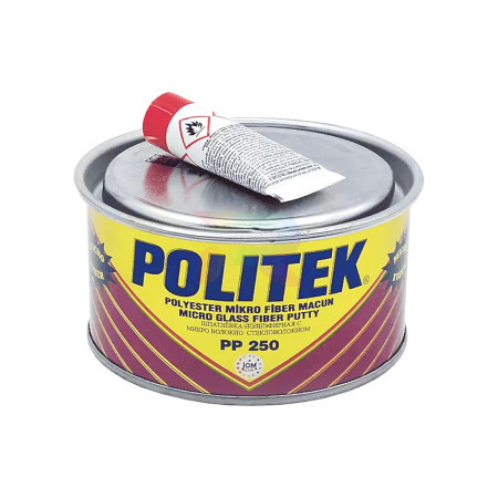 POLITEK Шпатлёвка со стекловолокном Micro Glass Fiber PP-250 (зеленая) 0,4 кг.-02