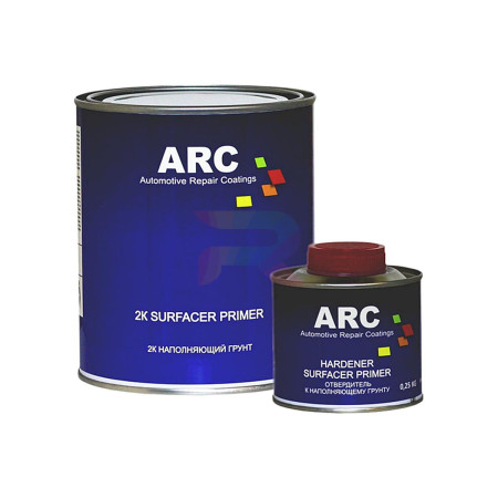 ARC 2K Грунт наполняющий Primer Surfacer 4_1 белый 1 кг. с отвердителем 0,25 кг.-02