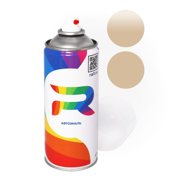 Автоэмаль аэрозольная Volvo 137 - Beige (Акриловая краска, Солид, Коричнево-серый) баллон 520 мл.