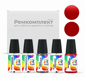 Ремкомплект Plymouth CHA3733, R82, PR6  - Monaco Red для глубоких сколов и царапин с коррозией