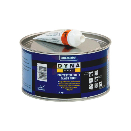 Dynacoat Шпатлевка со стекловолокном Polyester Putty Glass Fiberl 1,6 кг.-03