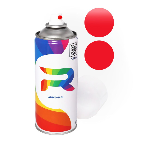 Автоэмаль аэрозольная Scania 1406065 - Red (Акриловая краска, Солид, Красный) баллон 520 мл.