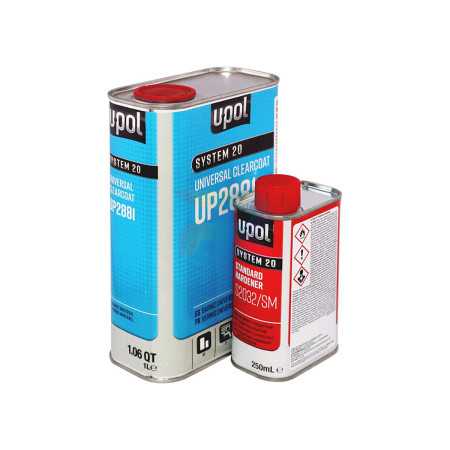 Автомобильный акриловый лак U-POL S2088/1 2К HS 4:1 Universal Clearcoat 1