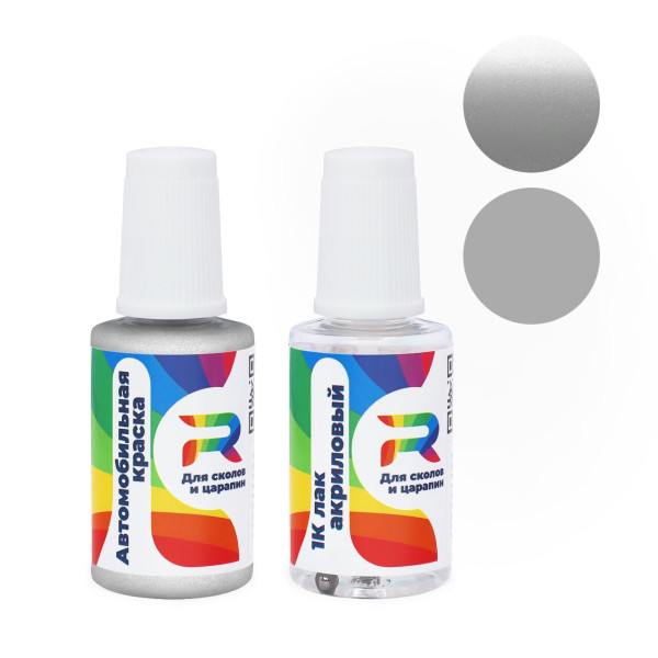 Подкраска для сколов и царапин авто Daewoo SAB - Pertinent Silver (Базовая краска, Двухслойный металлик, Серый)