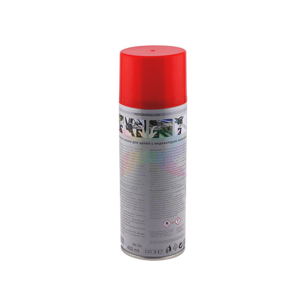Смазка для цепей с PTFE (тефлоновая с индикатором нанесения) Re Marco RM-764 аэрозоль 400 мл. 002-03