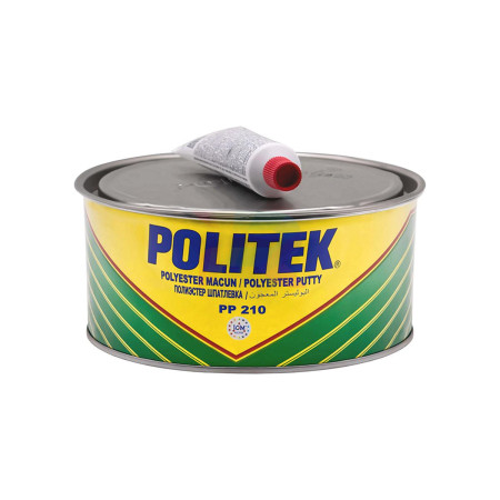 POLITEK Шпатлёвка универсальная Soft PP-210 (желтая) 0,9 кг.-02