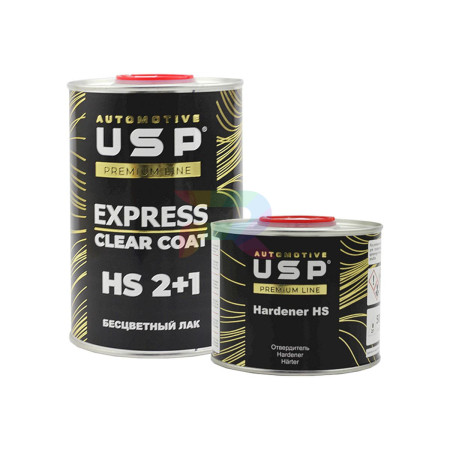 USP Прозрачный лак Premium Express HS 1 л. + 0,5 л.-03