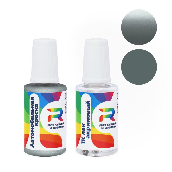 Подкраска для сколов и царапин авто Man-Buessing FS43MG424, MG424 - Grau (Базовая краска, Двухслойный металлик, Серый)