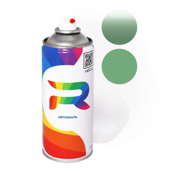 Автоэмаль аэрозольная Peugeot 795, LQK - Verde Opale (Базовая краска, Двухслойный металлик, Зеленый) баллон 520 мл.