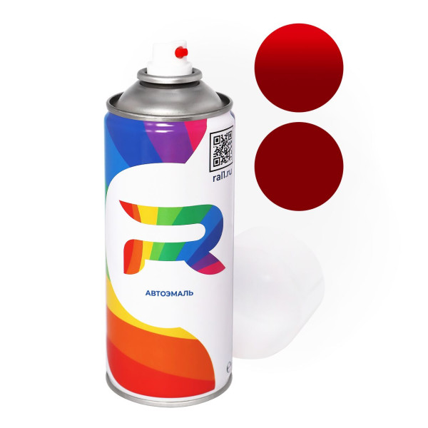 Автоэмаль аэрозольная Acura R-97-4 - Roma Red (Акриловая краска, Двухслойный, Красный) баллон 520 мл.